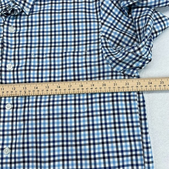 Duluth Trading Button Down Shirt Large Tall LT  Men's Trim Fit Long Sleeve Plaid - Picture 6 of 10